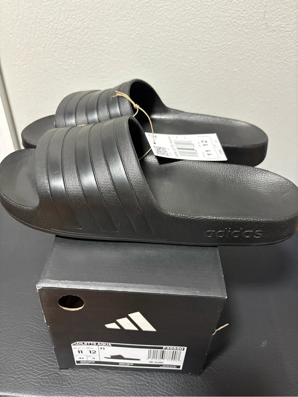Adilette Aqua Slides US M Size 11 New in box with tags